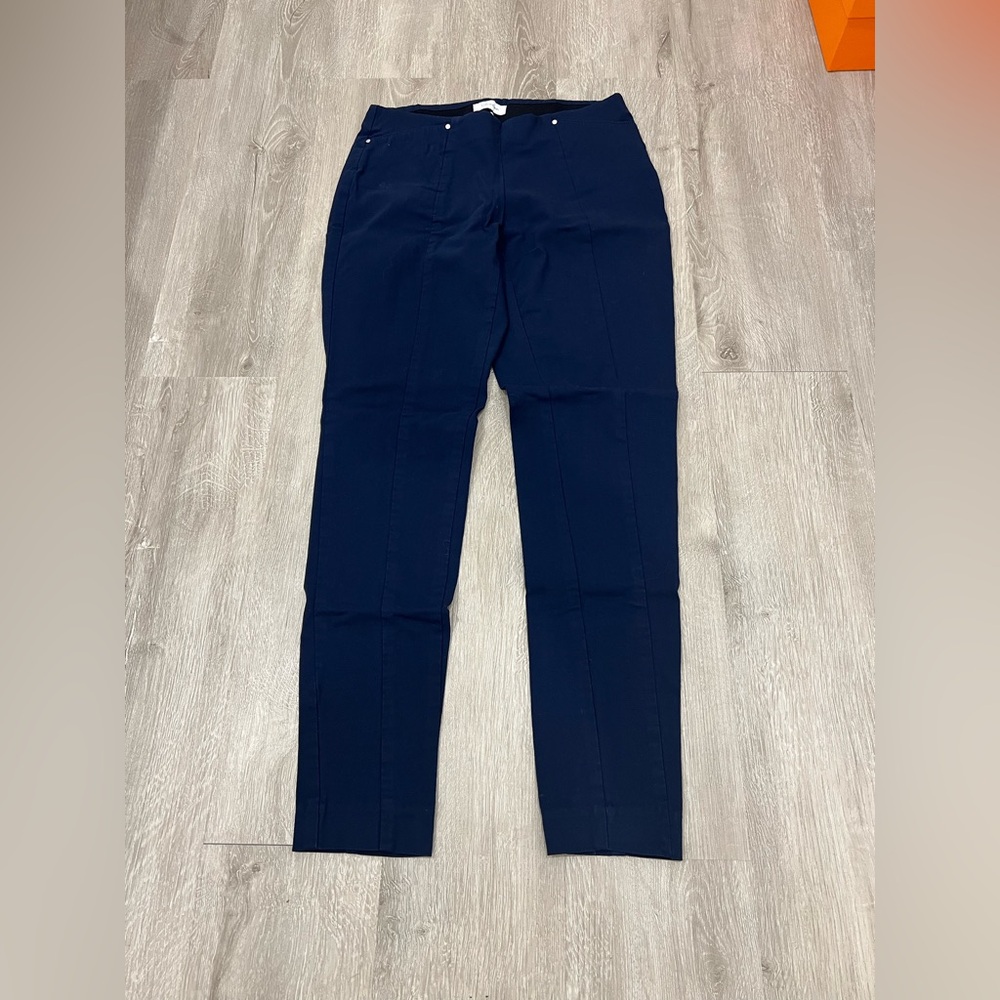 Calvin Klein Navy Blue Pull On Dress Pants XS